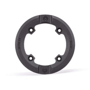 Elevate Guard Sprocket solid nylon fiberglass BMX sprocket guard in black with bolt holes and durable design