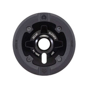 Black Éclat Elevate Guard Sprocket with integrated nylon fiberglass bash guard and 28 teeth for BMX bikes