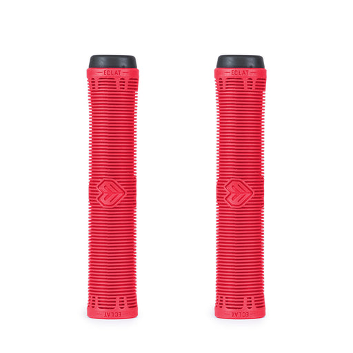 ÉCLAT FILTER GRIP in red with ribbed pattern and flangeless design.