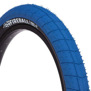 ÉCLAT FIREBALL TIRE, street bike tire, blue, grind-resistant tread, high-pressure 100 PSI, 2.40" width, puncture-proof technology.