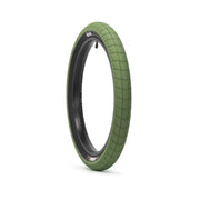 ÉCLAT FIREBALL TIRE with green tread, designed for street riding, featuring a 2.40" size and robust construction.