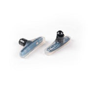 ÉCLAT FORCE BRAKE PAD clear soft compound bicycle brake pads with alloy structure and female bolts.