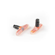 ÉCLAT FORCE BRAKE PAD lightweight alloy brake pads with soft rubber compound in clear orange color