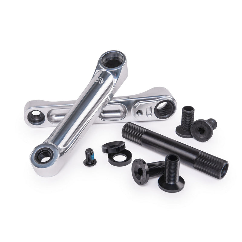 Black 22mm replacement spindle for ÉCLAT Maverick Crank made of 4130 CrMo ultra hollow material.