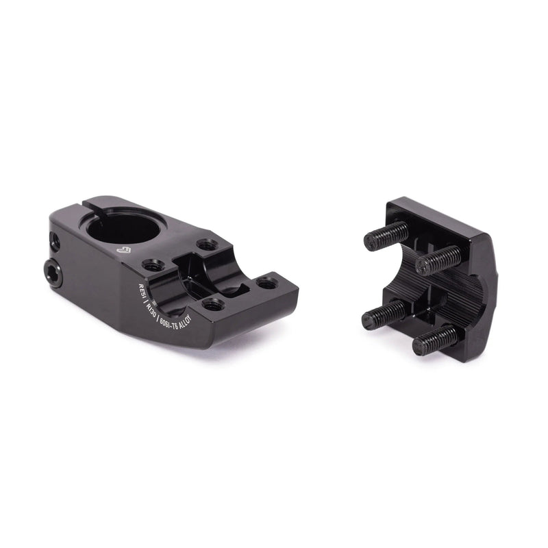 ÉCLAT METRA STEM with 30mm rise and wide faceplate, featuring Shark Tooth Clamping for secure grip.