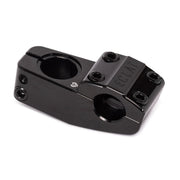Black ÉCLAT METRA STEM high-rise BMX bike stem with wide faceplate and four large head bolts.