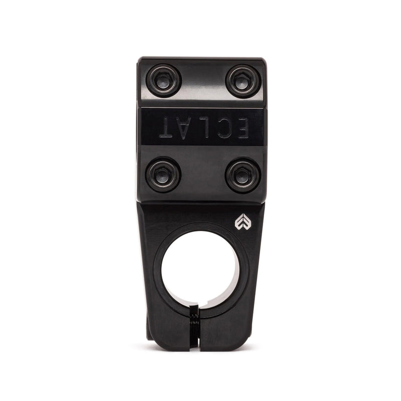 ÉCLAT METRA STEM with tall rise and wide faceplate featuring Shark Tooth Clamping system.