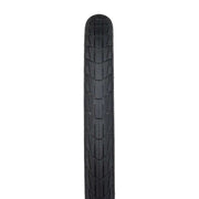 Black ÉCLAT MIRAGE TIRE with high-performance dual compound tread and Silkshield protection layer for BMX street riding.