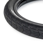 ÉCLAT MIRAGE TIRE black lightweight BMX tire with dual compound tread and silkshield protection