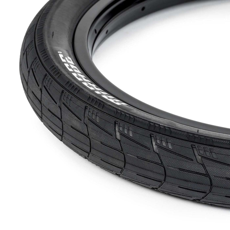 ÉCLAT MIRAGE TIRE black lightweight BMX tire with dual compound tread and silkshield protection