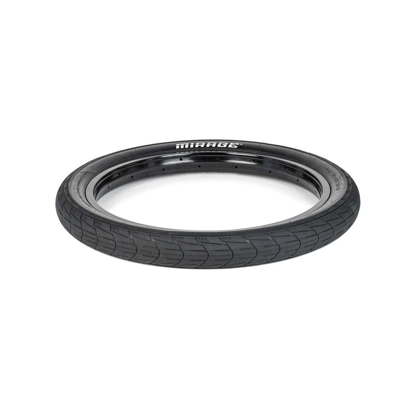 ÉCLAT MIRAGE TIRE black BMX tire with dual compound tread and silkshield protection layer