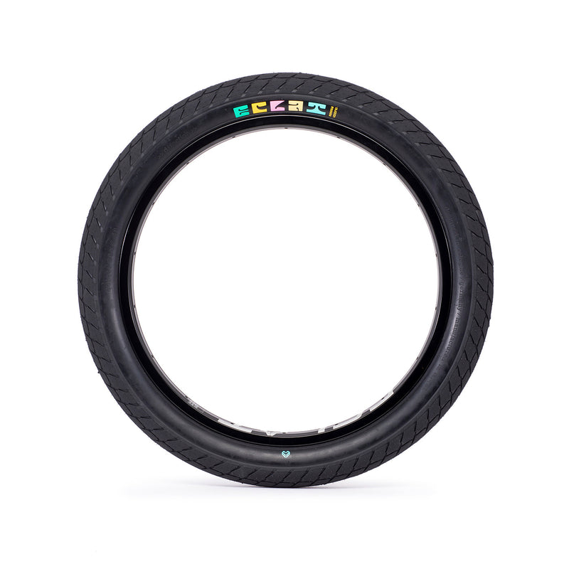 ÉCLAT MORROW TIRE high-performance BMX tire with puncture-proof casing and grippy tread pattern, 2.4" size