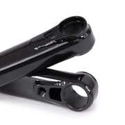 ÉCLAT ONYX CRANKS, innovative 3pc Chromoly design, super-hollow 24mm spindle.