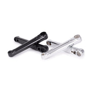 ÉCLAT ONYX CRANKS black and silver tubular heat-treated Chromoly cranks with 24mm ultra-hollow axle.
