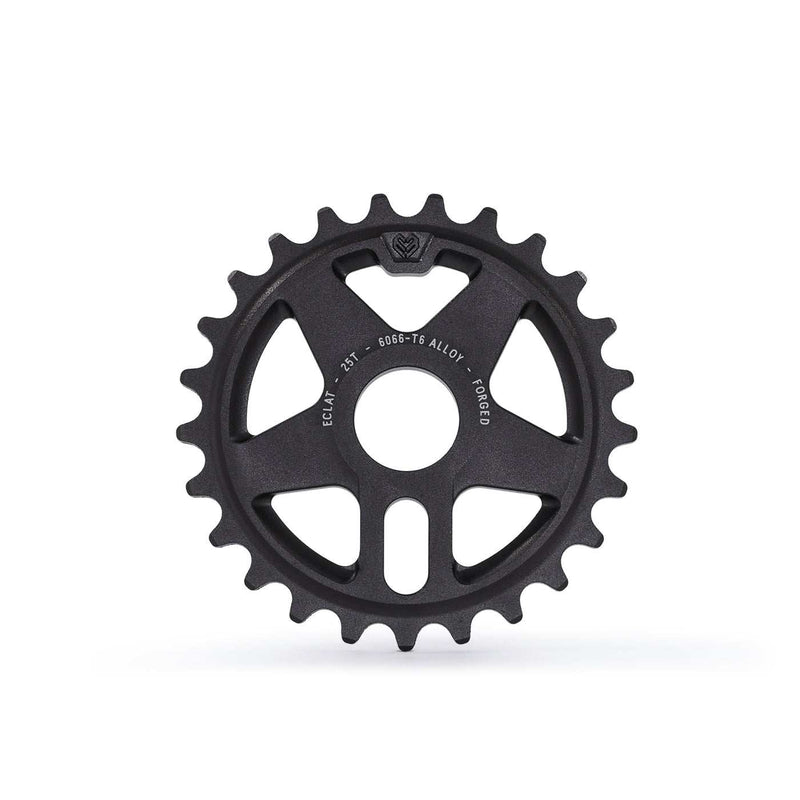 ÉCLAT ONYX SPROCKET, 6061-T6 alloy, double-sided design, cold-forged, 25t size.