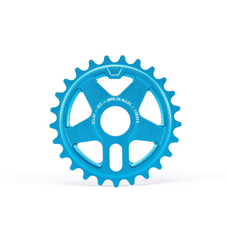 ÉCLAT ONYX SPROCKET, blue cold-forged durable bike sprocket, double-sided design, metal alloy.
