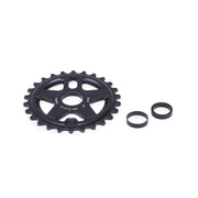 ÉCLAT Onyx Sprocket with adapters, double-sided design, cold-forged alloy.