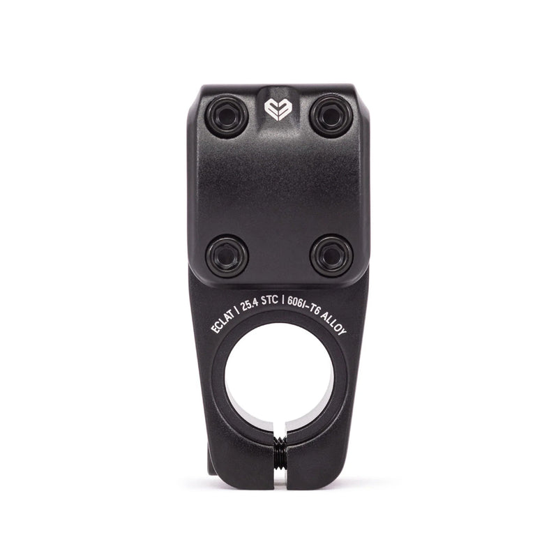 ÉCLAT ONYX STEM, cold-forged 6061-T6 alloy, 25.4mm clamping, strong and smooth design.
