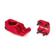 ÉCLAT ONYX STEM red cold-forged bike stem with strong, smooth design and 25.4mm clamping.