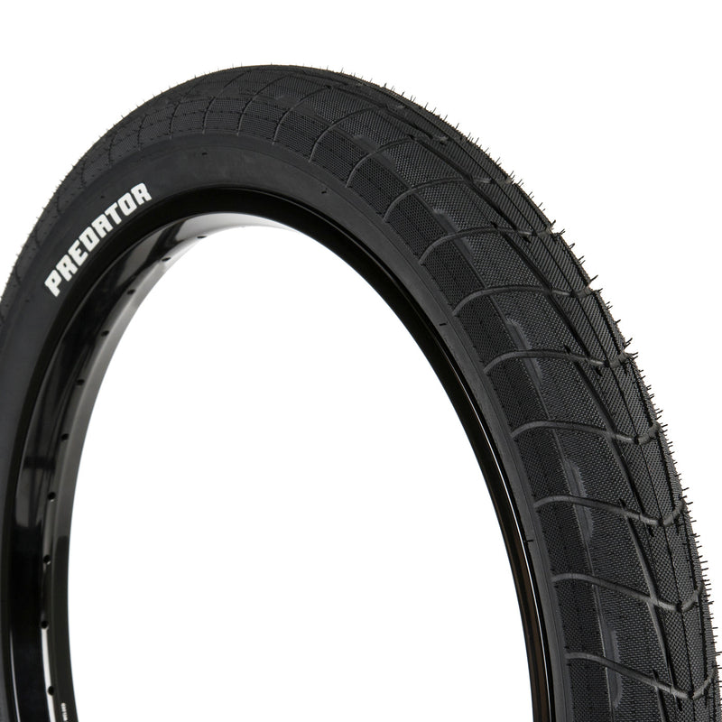 ÉCLAT PREDATOR TIRE, Bruno Hoffmann signature, 2.30” size, durable black rubber, reinforced sidewalls, high grip tread.