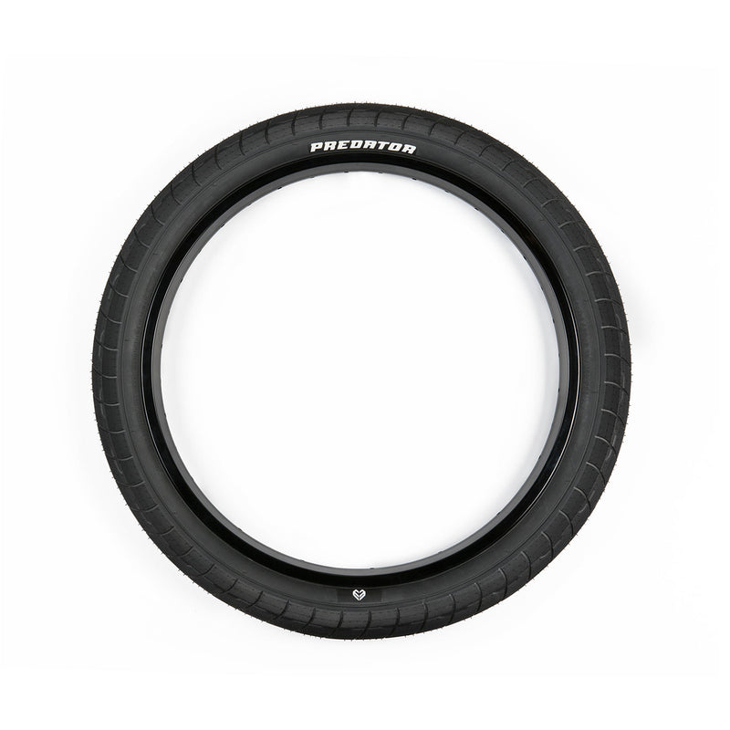 ÉCLAT PREDATOR TIRE with durable construction, 2.3-inch size, and reinforced sidewalls for street riding.