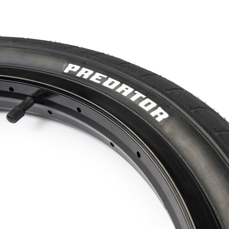 ÉCLAT PREDATOR TIRE, Bruno Hoffmann signature, black, 2.3” size, durable with reinforced sidewalls, high traction tread, BMX street riding.