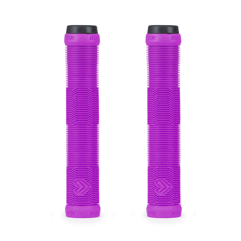 ÉCLAT PULSAR GRIP in iridescent purple, flangeless mushroom style, super soft rubber, durable.