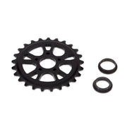 ÉCLAT RS Sprocket with adapters, CNC machined 6061-T6 alloy, super car wheel design.