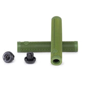 ÉCLAT SHOGUN GRIP in army green, soft durable VEX K rubber with flangeless design and Techbolt barends