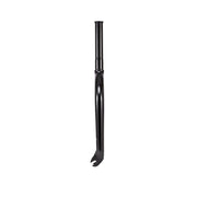 Black Éclat Storm Fork BMX fork with CNC machined steerer and 15mm offset, made of heat-treated 4130 CrMo steel.