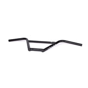 ÉCLAT STRANGLER BAR black four-piece handlebar with oversized clamping for strength and no-rust coating.