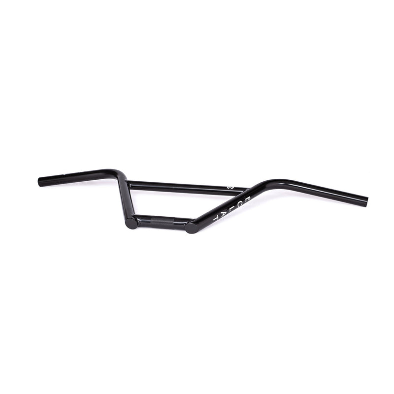ÉCLAT STRANGLER BAR black four-piece handlebar with oversized clamping for strength and no-rust coating.