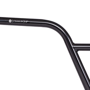 ÉCLAT STRANGLER BAR, black, strong four-piece BMX handlebar with oversized 25.4mm clamping, designed for strength and durability.