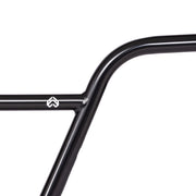 ÉCLAT STRANGLER BAR, black BMX handlebar with 25.4mm oversized clamping area, multiple butted tubing for strength.
