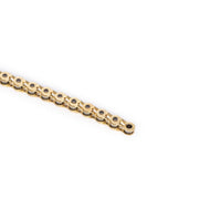 ÉCLAT STROKE HALFLINK CHAIN in gold, durable steel with weight-saving links, ideal for chainstay adjustment.