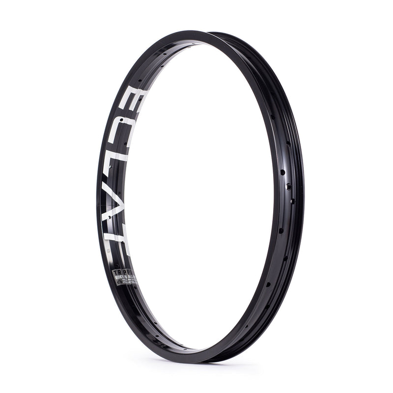 Black ÉCLAT TRIPPIN RIM with 38mm width and triple oversized pin joints for durable BMX street riding