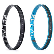 Bicycle rims ÉCLAT TRIPPIN RIM with wide 38mm design in black and blue.