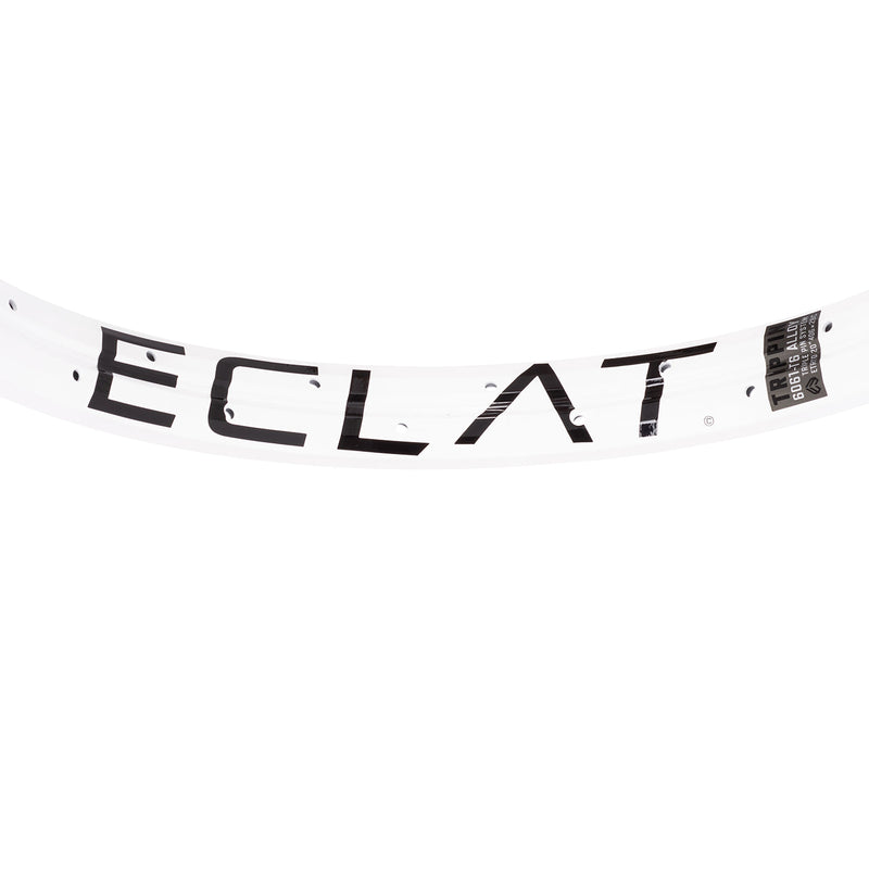 ÉCLAT TRIPPIN RIM, 38mm wide, durable 6061-T6 alloy, triple pin design, white finish.