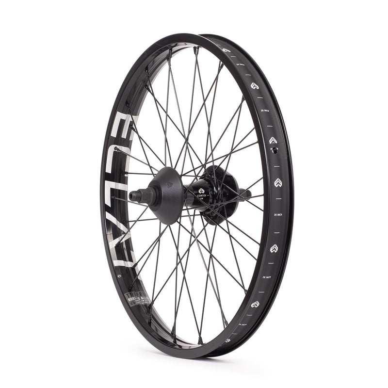 ÉCLAT TRIPPIN/CORTEX CASSETTE rear bike wheel with 38mm alloy rim, stainless steel spokes, and sealed Cortex cassette hub