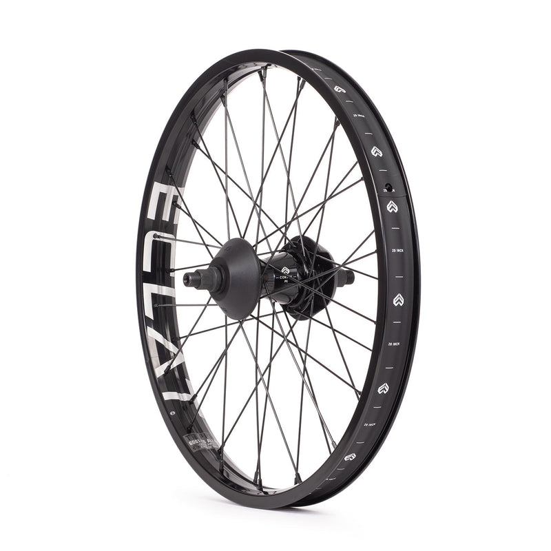 ÉCLAT TRIPPIN/CORTEX black freecoaster rear BMX wheel with 36 stainless steel spokes and 6061-T6 alloy rim