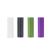 ÉCLAT Venom Peg replacement sleeves in black, army green, white, and purple with nylon/fiberglass material for low friction grinding.