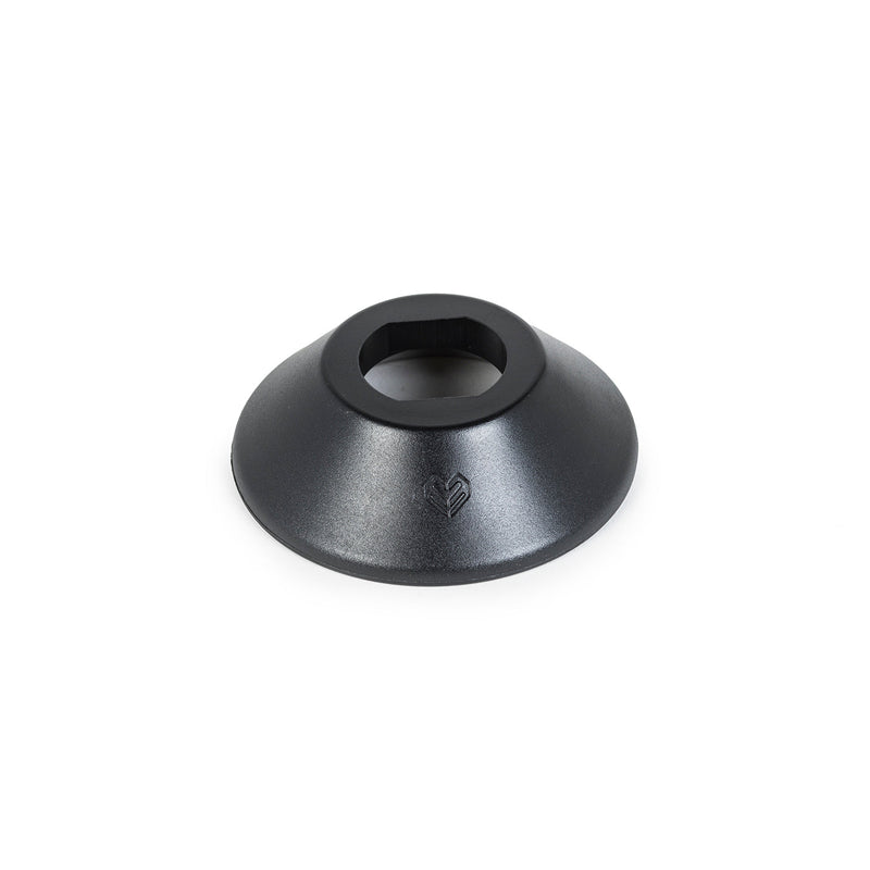 ÉCLAT VIPER REAR HUB GUARD in black nylon-fiberglass, designed for CORTEX and SEISMIC hubs.