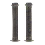 ÉCLAT ZAP GRIP super long bicycle grips with ribbed pattern and corkx V2 bar ends in camouflage color