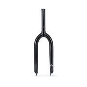 Éclat Coda Fork, black finish, seamless 4130 crmo construction, CNCd steerer, BMX bike component.