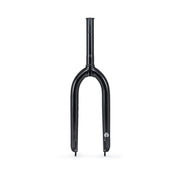 Black Éclat Coda Fork made of heat-treated 4130 crmo with CNC'd steerer and invest cast dropouts designed for BMX and street riding.