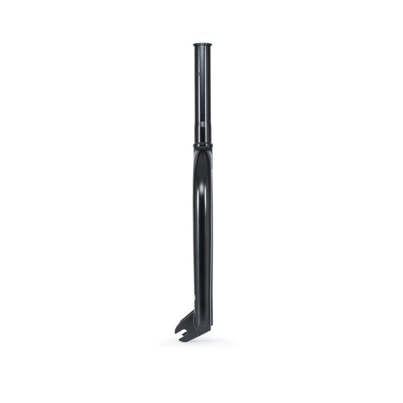 Éclat Coda Fork, seamless 4130 crmo, CNC steerer, 26mm/32mm offset, peg friendly, black.