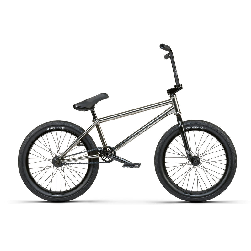 WETHEPEOPLE ENVY complete BMX bike with lightweight Envy XLT frame, Eclat storm fork, and Eclat E440 rims, designed for street and park riding.