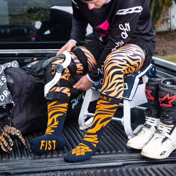 FIST BROWN-BLACK TIGER SOCKS