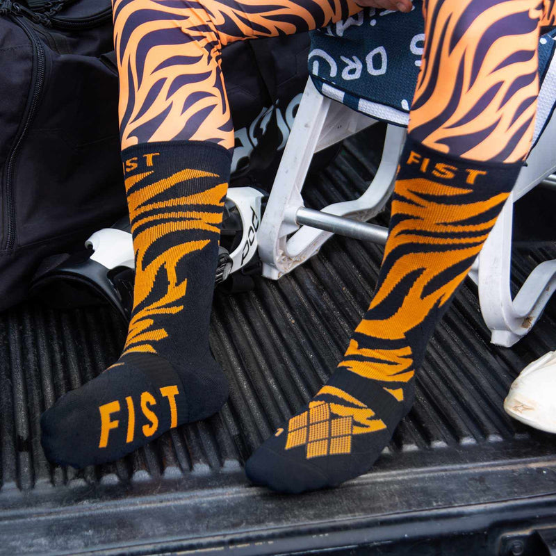 FIST BROWN-BLACK TIGER SOCKS