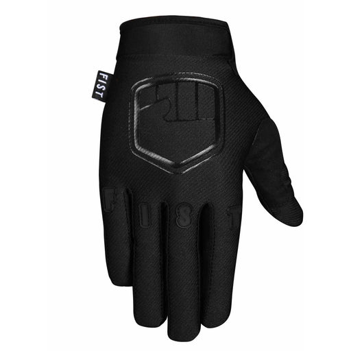 Black FIST Black Stocker Gloves with stretch spandex, Clarino palm, and touchscreen fingertips.